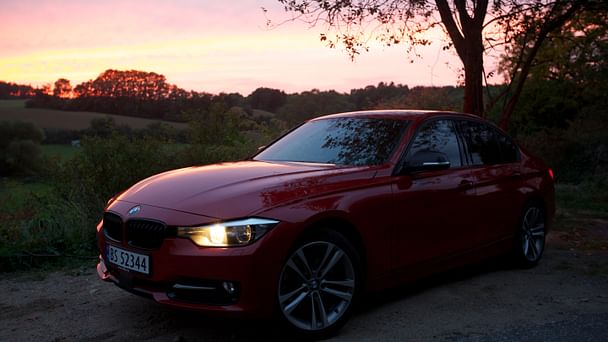BMW 3-Serie med Vinterdekk