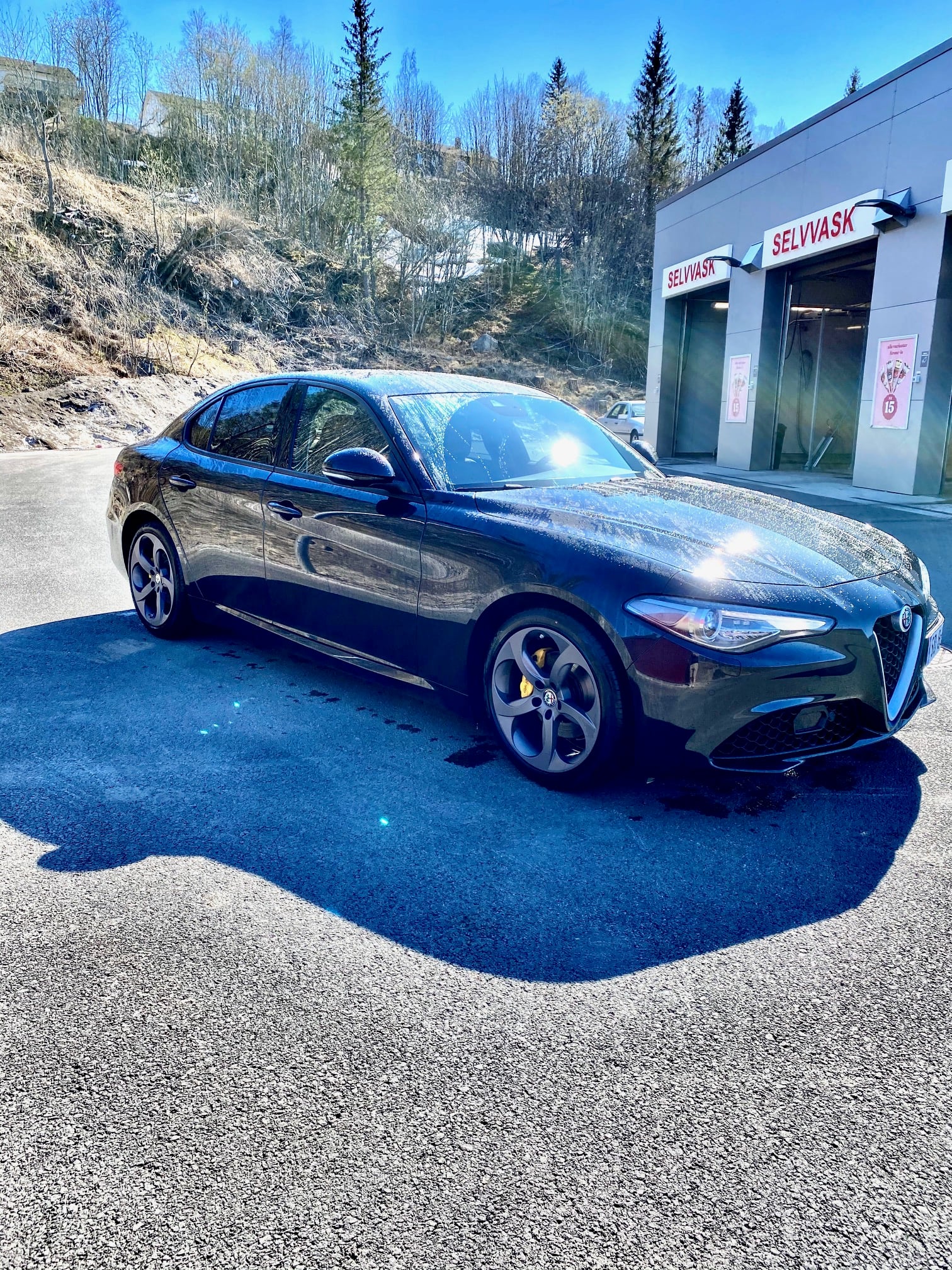 Alfa-Romeo Giulia, 2017, Blyfri 95, automatisk