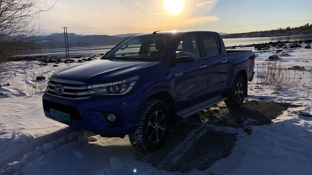 Toyota Hilux med Vinterdekk