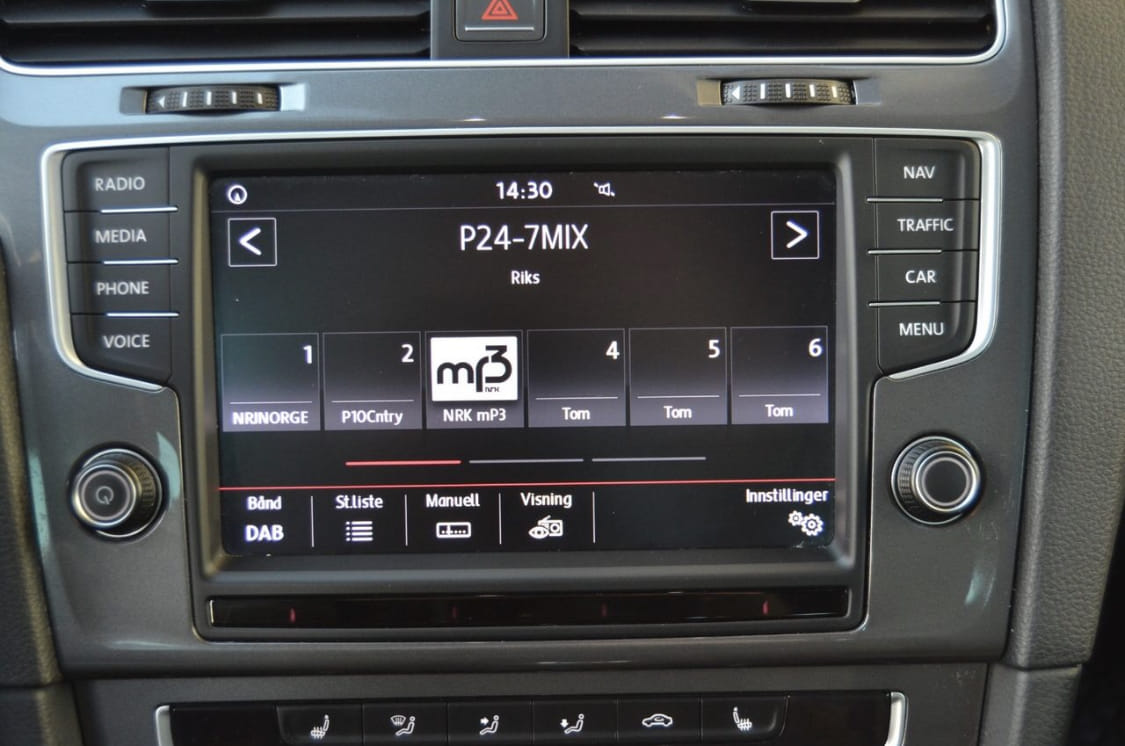 Volkswagen e-Golf med Cruisekontroll
