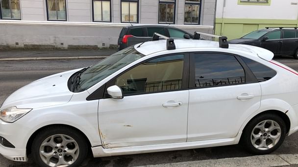 Ford Focus Business med Sykkelstativ