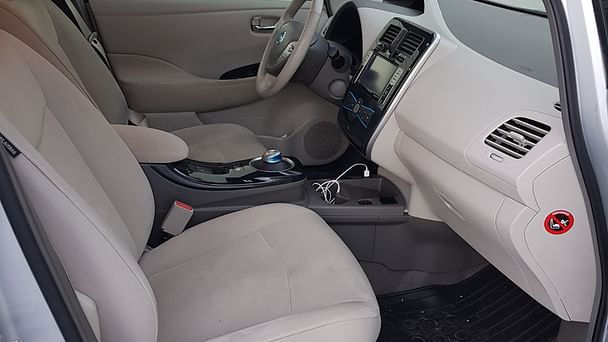 Nissan Leaf med Vinterdekk