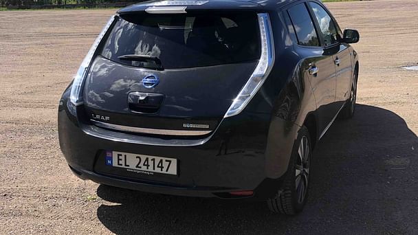 Nissan Leaf med GPS