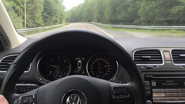 Volkswagen Golf Kombi med Vinterdekk