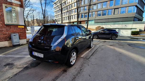 Nissan Leaf med GPS