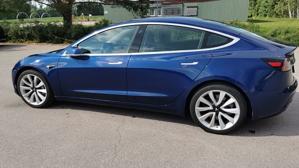 Tesla Model 3 med Aircondition