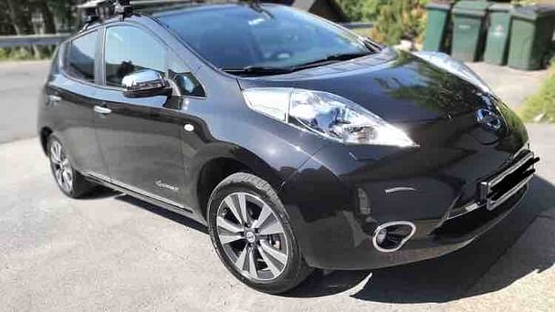 Nissan Leaf med GPS