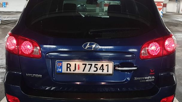 Hyundai Santa Fe med Skistativ