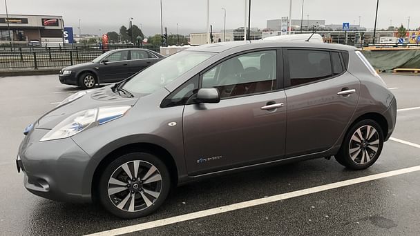 Nissan Leaf med GPS