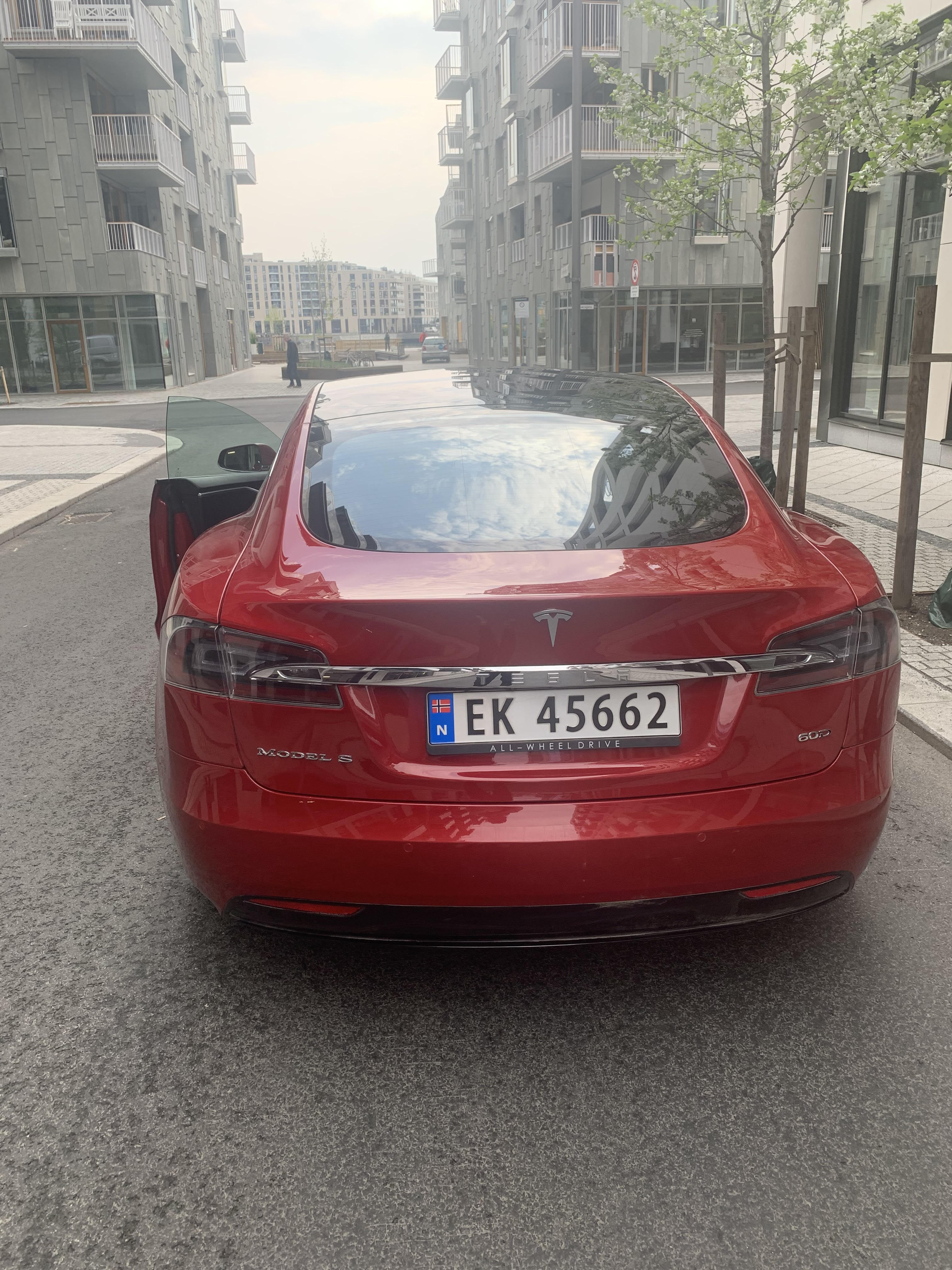 Tesla Model S med Aircondition