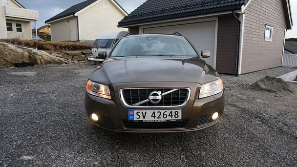 Volvo V70 med Skistativ