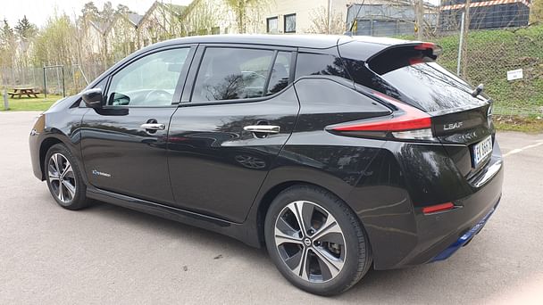 Nissan Leaf med Vinterdekk