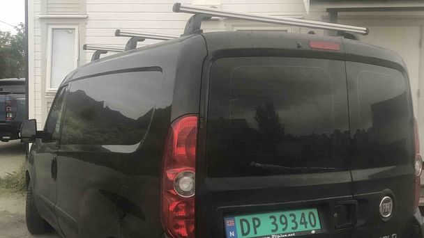 Fiat Doblo Cargo med Sykkelstativ
