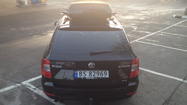 Skoda Superb med GPS