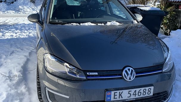Volkswagen e-Golf med GPS