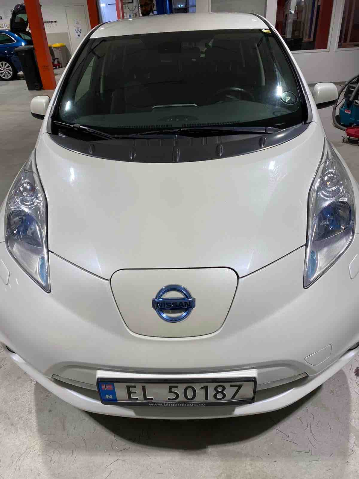 Nissan Leaf med Vinterdekk