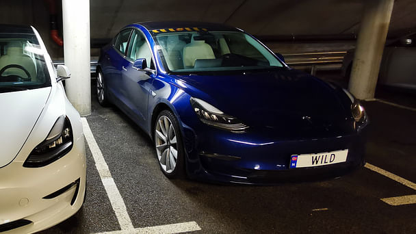 Tesla Model 3, 2019, Elektrisk, automatisk