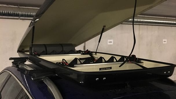 Skoda Octavia Combi med Skistativ
