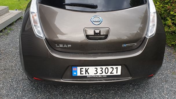 Nissan Leaf med GPS