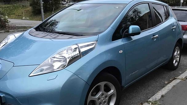 Nissan Leaf med Vinterdekk