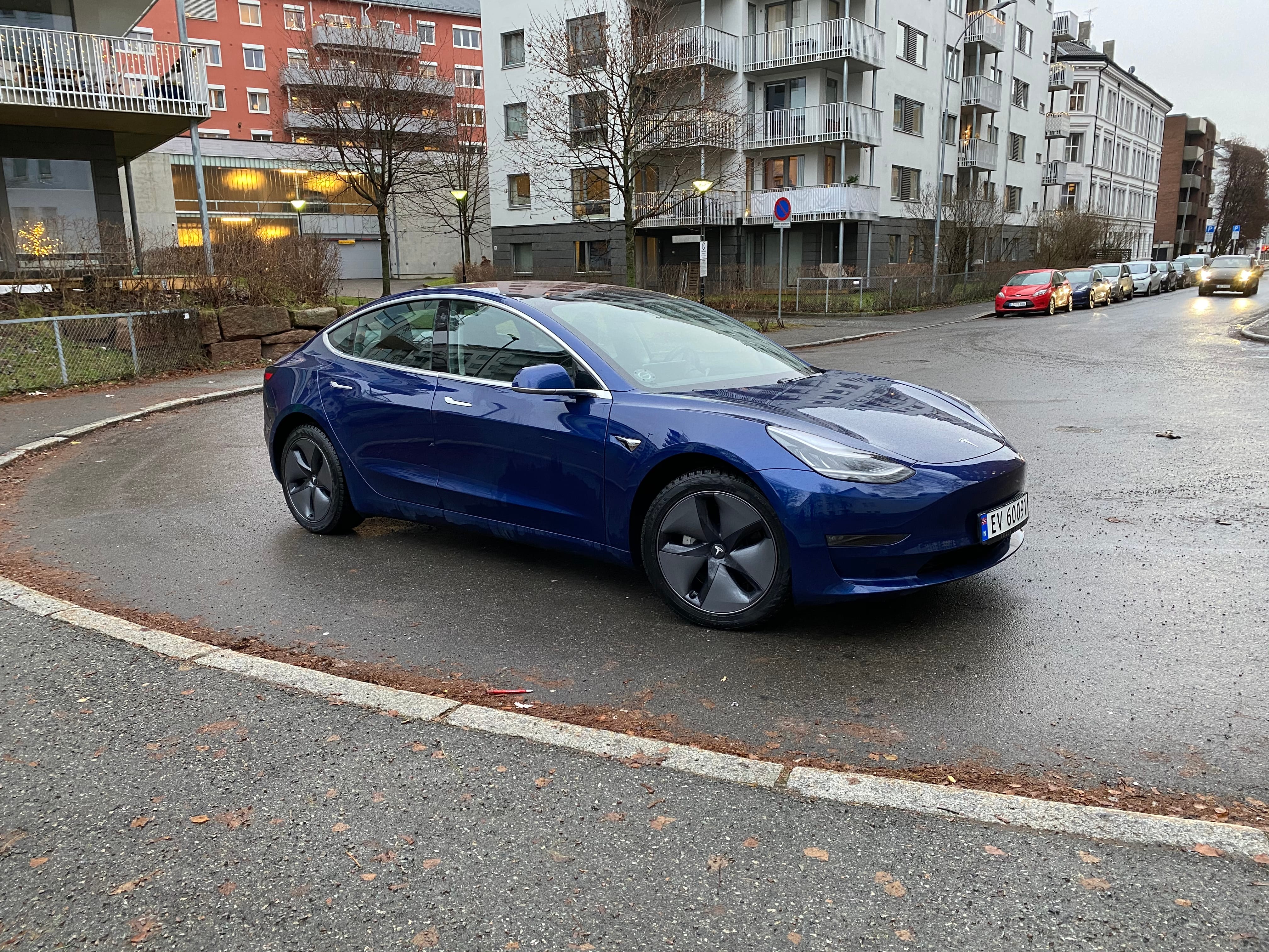 Tesla Model 3 med Dashcam