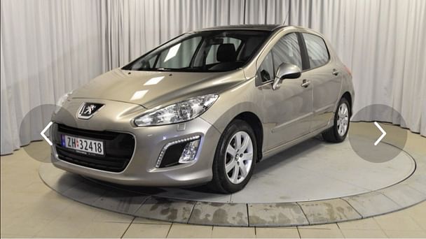 Peugeot 308 med Vinterdekk