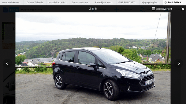 Ford B-Max med Tilhengerfeste