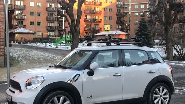 Mini Cooper S Cabrio med Vinterdekk