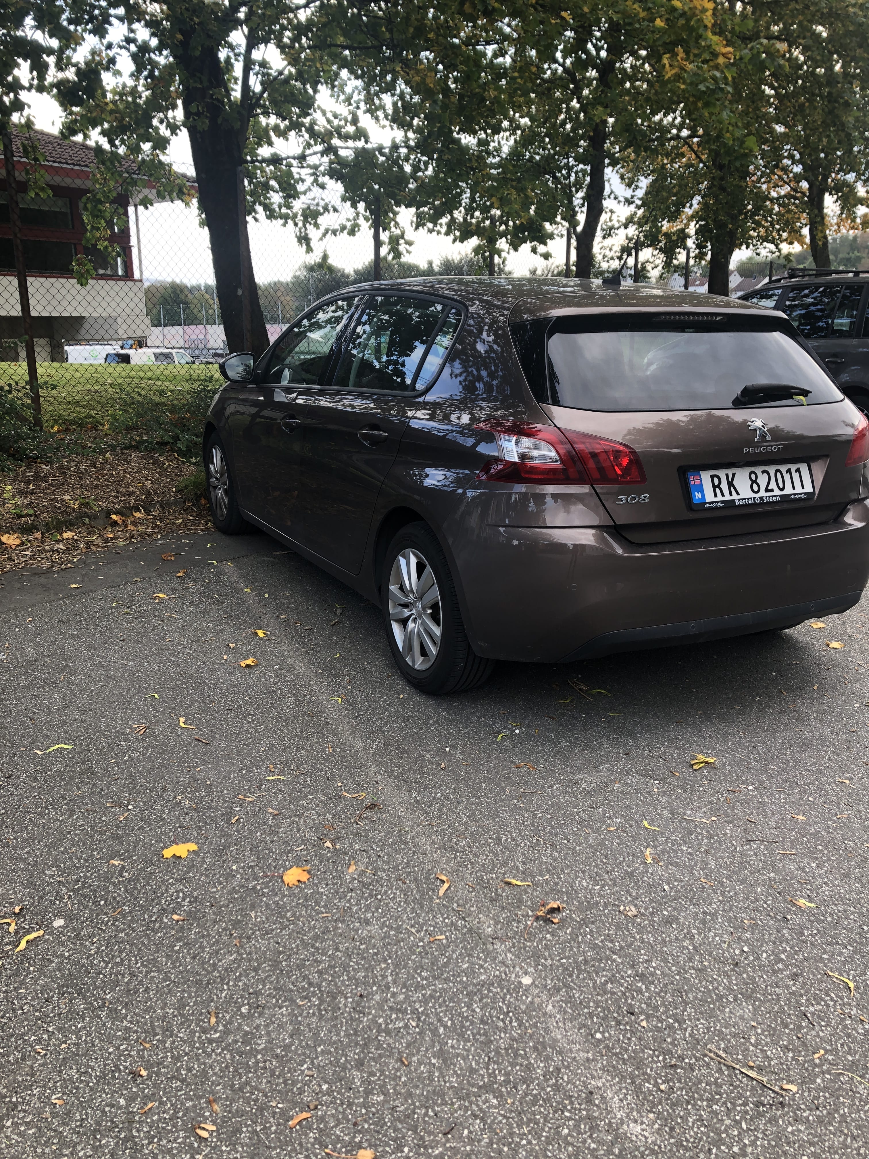 Peugeot 308 with Snow tires