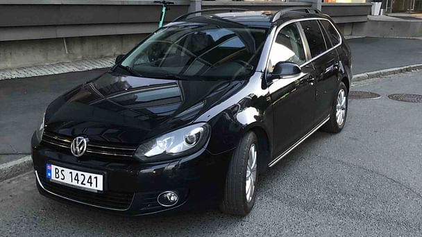 Volkswagen Golf Kombi med Vinterdekk