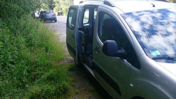 Citroen Berlingo med Sykkelstativ