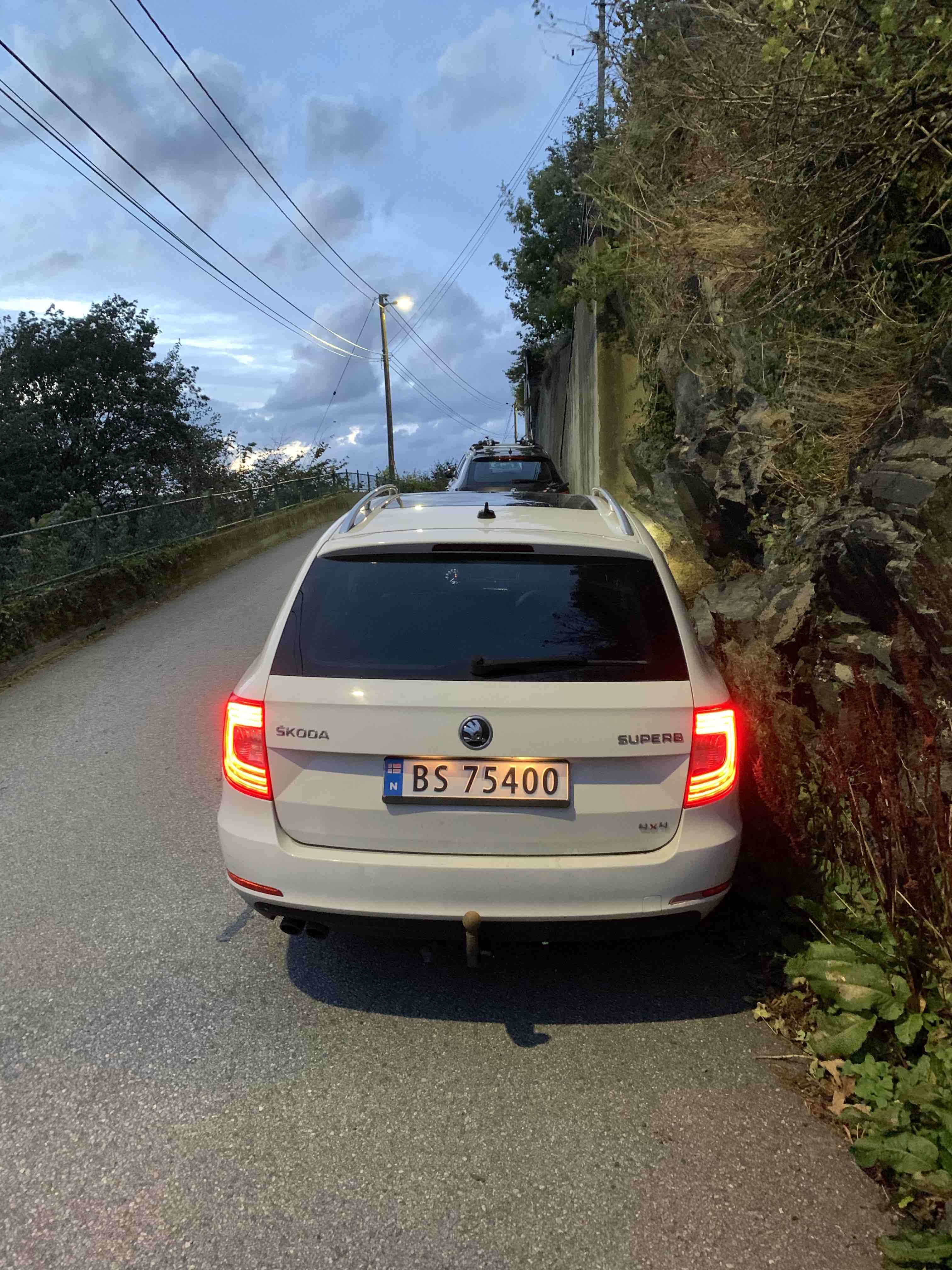 Skoda Superb med Lydinngang
