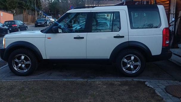 Land-Rover Discovery med Sykkelstativ