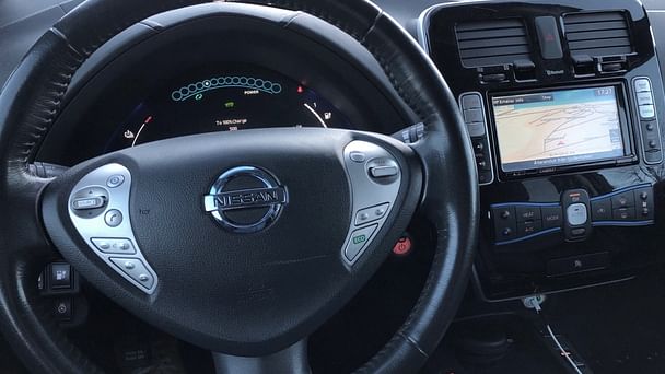 Nissan Leaf med GPS