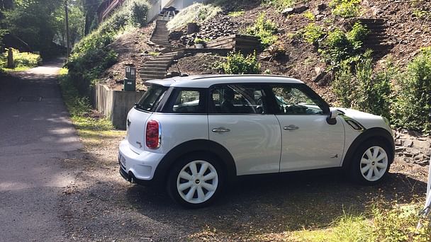 Mini Cooper S Cabrio med Sykkelstativ
