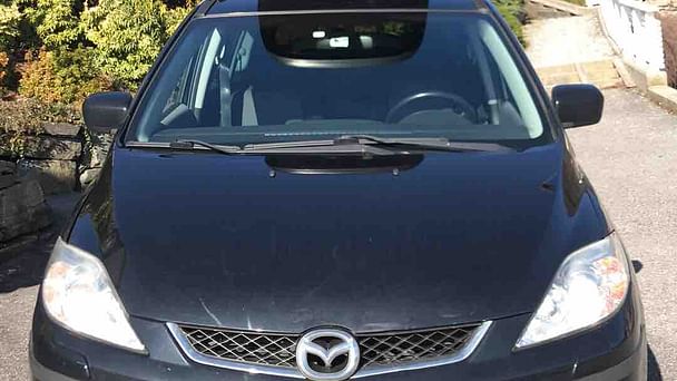 Mazda 5 med Sykkelstativ