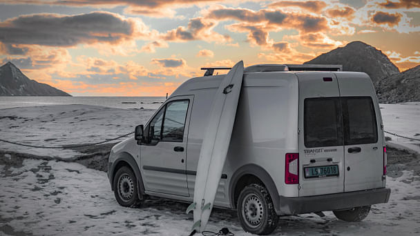 Ford Transit Connect med Vinterdekk