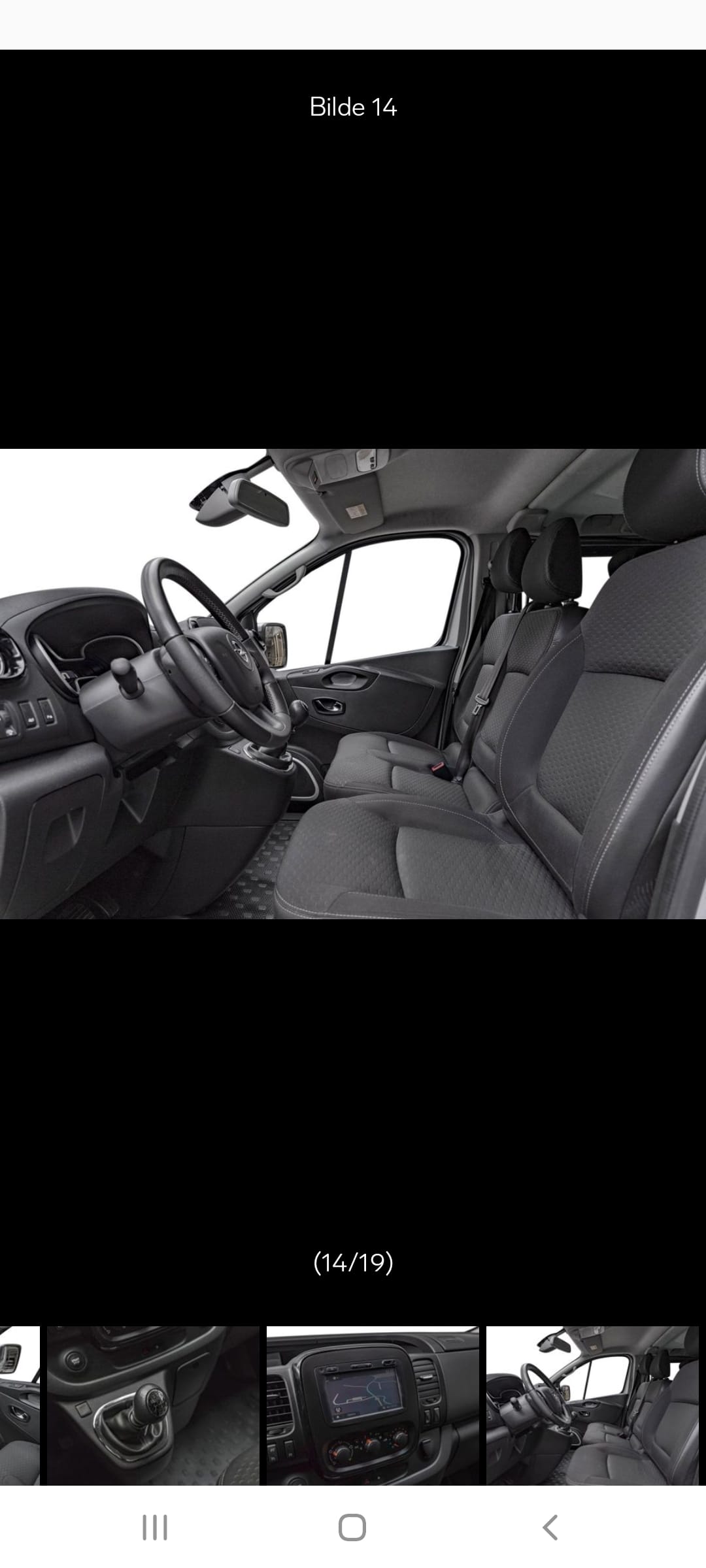 Opel Vivaro med Lydinngang