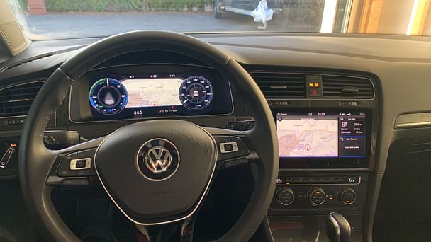 Volkswagen e-Golf med GPS