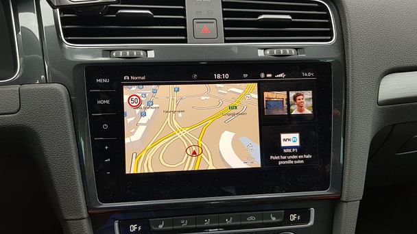Volkswagen Golf Plus med Lydinngang