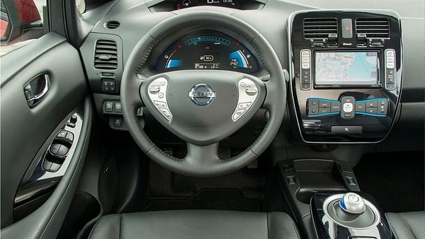 Nissan Leaf med Vinterdekk