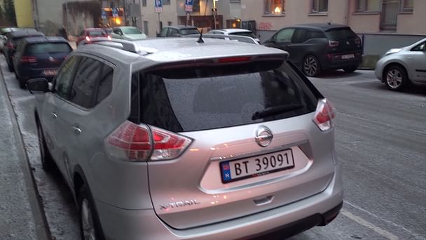 Nissan X-Trail med Vinterdekk