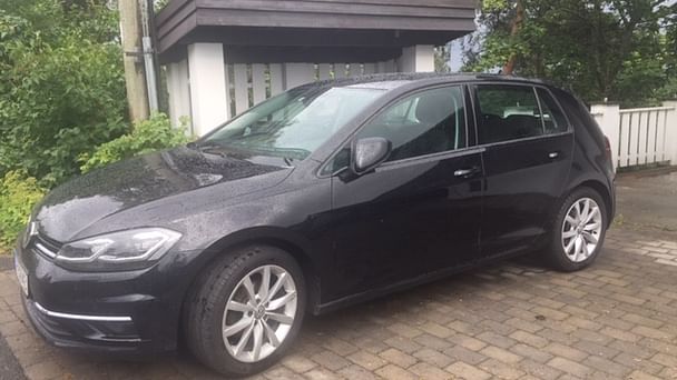 Volkswagen Golf R med Vinterdekk