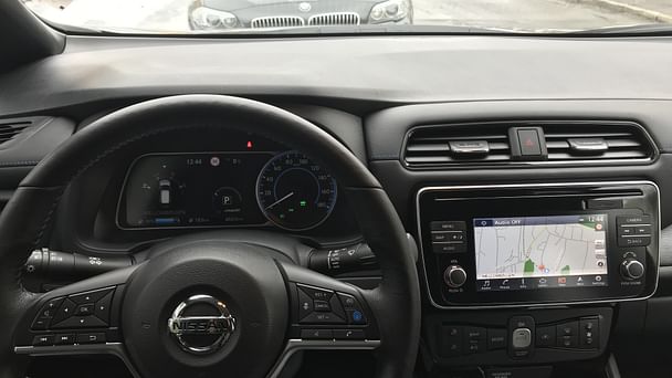 Nissan Leaf med GPS