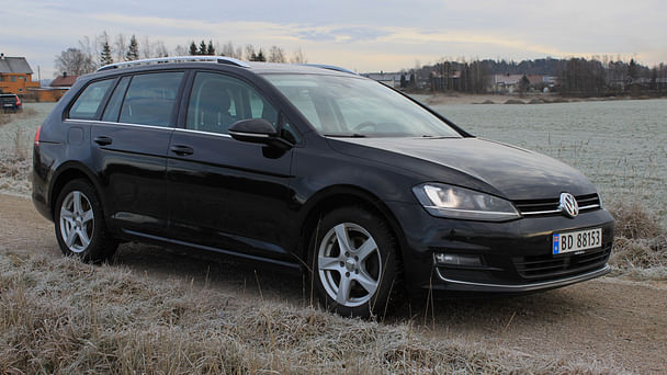 Volkswagen Golf Kombi med Vinterdekk
