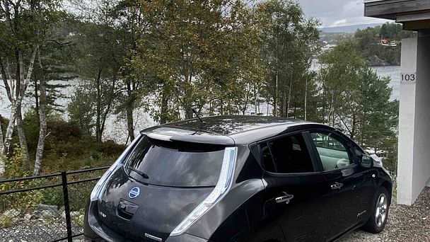 Nissan Leaf med Vinterdekk
