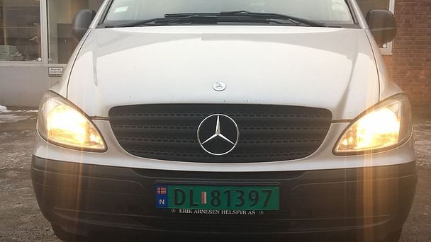 Mercedes Vito med Tilhengerfeste