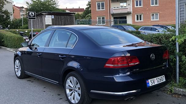Volkswagen Passat med Vinterdekk