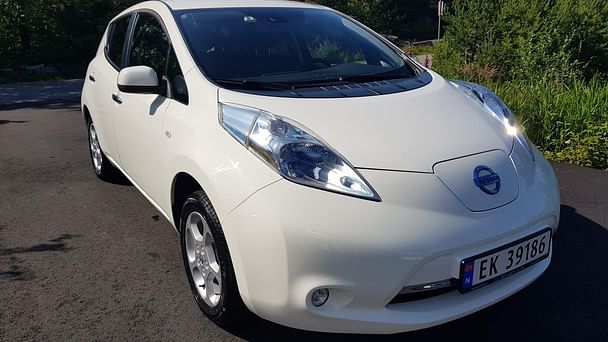 Nissan Leaf med GPS