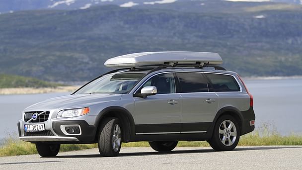 Volvo XC70 med Sykkelstativ